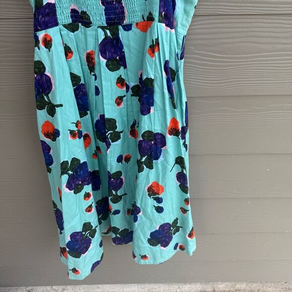 Anthropologie Maeve flora retro print midi dress - Picture 8 of 8